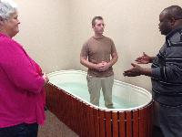 Preparing for an indoor baptism